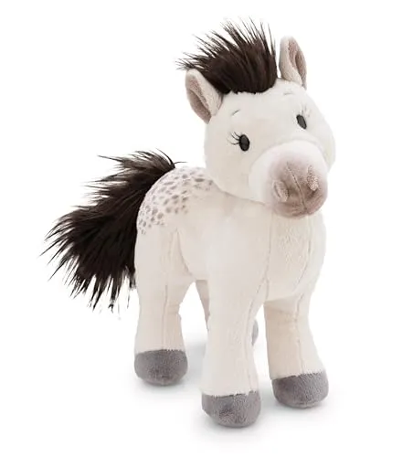 NICI Kuscheltier Pferd Mony K. Pony 17cm - weiß - Weiches Plüschtier – niedliches Stofftier zum Kuscheln & Spielen – tolle Geschenkidee für Kinder & Erwachsene | 62235