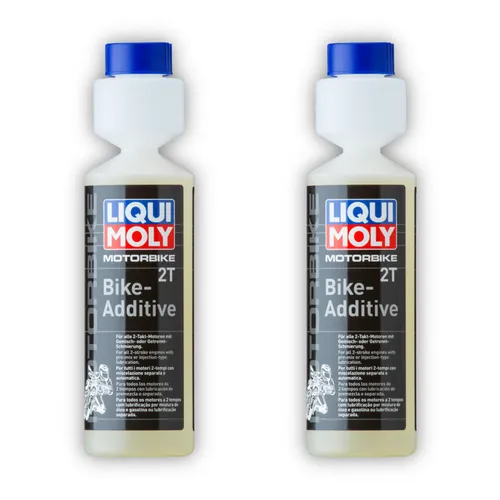 2x 250ml LIQUI MOLY 1582 Motorbike 2T Bike-Additive Kraftstoffadditiv Benzin