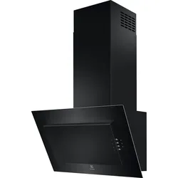 Dekorative, wandmontierte dunstabzugshaube, 60 cm breit, 600 m3/h, schwarz Electrolux LFV326K - Schwarz
