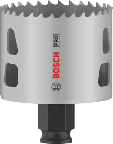 Bosch 1x PRO Multi Material Power Change Plus Lochsäge (für Weichholz, Trockenbauwand, Ø 60 mm, Professional Zubehör Bohrmaschine)