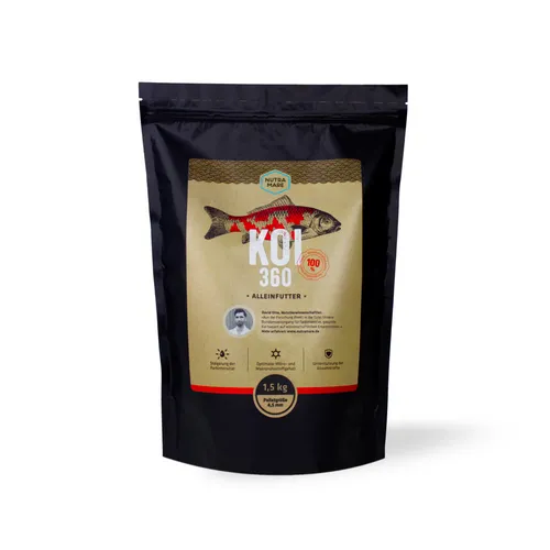 Nutramare Koi360 Koifutter 1,2kg  40% Protein Wachstum hochwertigs Spirulina