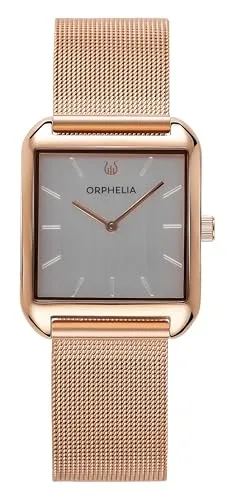 Orphelia Damen Analog Uhr Olivia mit Edelstahl Armband roségold