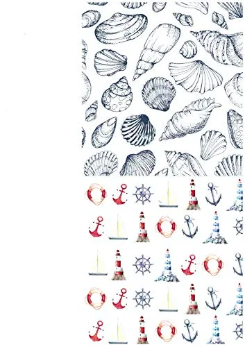 Faltpapier Maritim 32 Blatt 15x15 cm beidseitig bedruckt