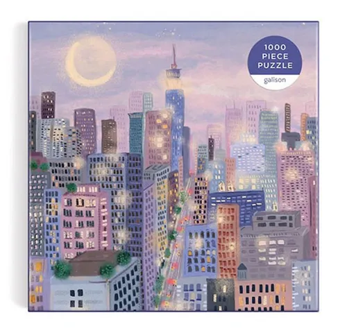 Chronicle Books Puzzle Großstadt bei Nacht, Puzzleteile