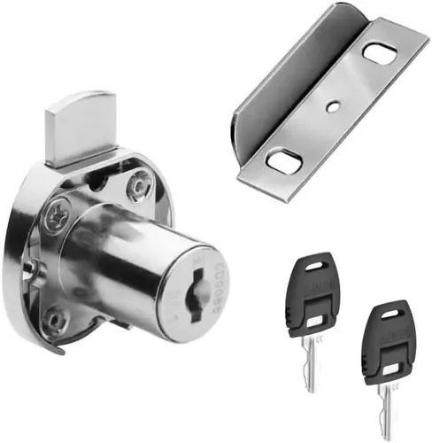 Zylinderschloss 20 mm aus Zamak & Stahl – für Türen & Schubladen