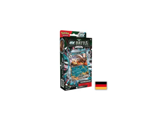 The Pokémon Company International Spiel Pokemon EX-Kampfdeck - Hundemon ex Deck - Deutsches Sammelkartenspiel