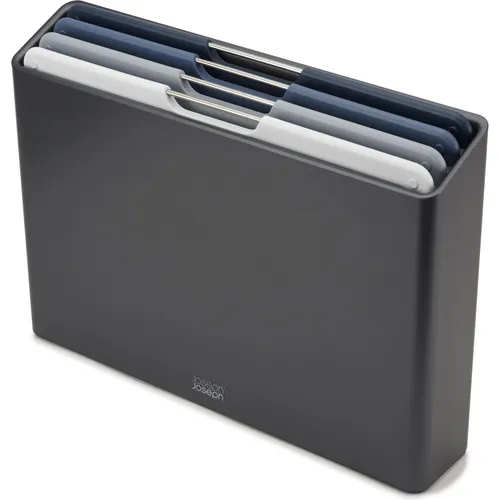 Joseph Joseph Folio 4-teiliges Anti-Rutsch-Brettset in grau von Joseph Joseph