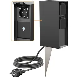 ledscom.de Garten-Steckdosensäule POMI mit Smart Home Funktion