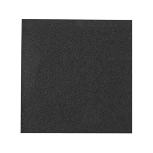 Sovie HORECA Mini Cocktailservietten in SCHWARZ aus Linclass Airlaid, 20 x 20cm, 1/4 Falz, 200 Stück – elegante Premiumservietten für Bar, Event & Gastronomie