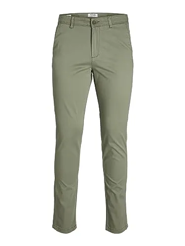 Jack & Jones Marco Bowie Chino Herren - W36L34 - Wanderhosen mit Stretch für idealen Tragekomfort, raffinierte Slim-Fit-Hose mit konischer Beinform und schmaler Passform, perfekt für aktive Freizeitgestaltung.