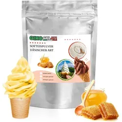 Honig Dänisches Softeis Pulver 100 kg von Gino Gelati