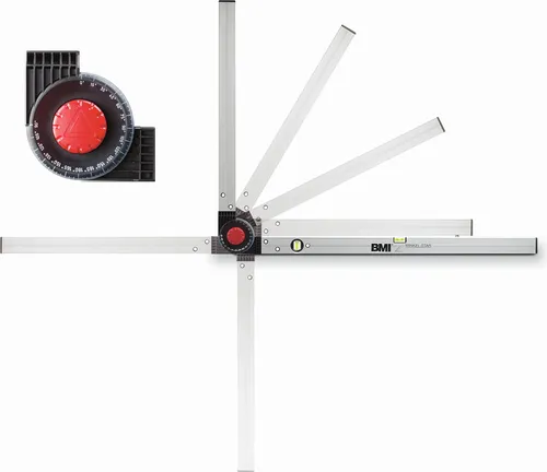 Winkelmessgerät WINKELSTAR 0-270° - Präzises Messgerät für Winkel bis 270°, mit Wasserwaage und stufenlos einstellbarem Schenkel für exakte Ergebnisse beim Messen und Fixieren.
