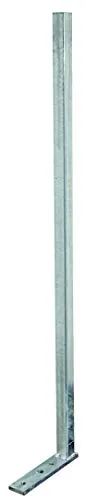 Alberts Universalpfosten Zaunpfosten 950 mm zum Aufschrauben - Feuerverzinkter Zaunpfosten aus robustem Stahl, ideal für einfache Montage und hohe Stabilität. Perfekt für Ihren Zaunbau.