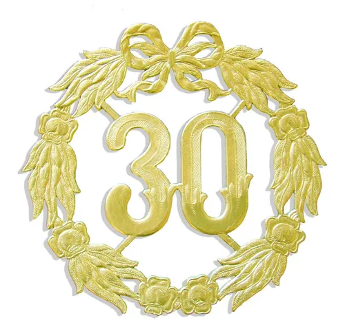 Kunze Deko-Buchstaben Jubiläumszahl 18 cm [Ziffer 10-100]