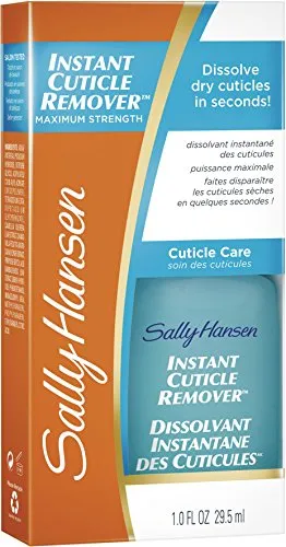 Sally Hansen Instant Cuticle Remover, Nagelhautentferner, Mit Aloe und Kamille, weiche sanfte Nagelhaut, durchsichtig, 1 x 29.5 ml