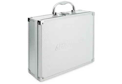 ECI Tools Aluminium Werkzeugkoffer - Robuster Werkzeugkoffer mit Schaumstoffeinlage in Silber, ideal für sicheren Transport und Aufbewahrung Ihrer Werkzeuge.