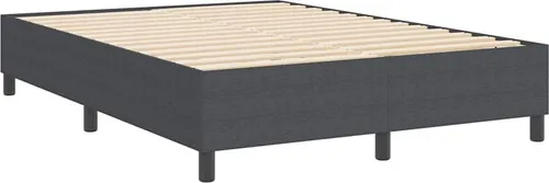 Boxspringbett Dunkelgrau 160x200 cm Cordstoff von vidaXL