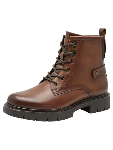 Tamaris Comfort Damen Stiefeletten mit Stretch, Braun (Cognac), 37 EU - Stylische Stiefeletten mit elastischem Schaft für optimale Passform und hohen Tragekomfort. Die herausnehmbare Einlegesohle sorgt für individuelle Anpassung und Flexibilität – ideal für jeden Anlass.