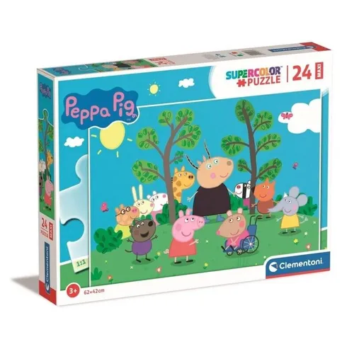 Puzzle 24 elementy Maxi Peepa Pig CLEMENTONI 24237 CLEMENTONI 8005125242375