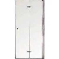 Produktbild Sanotechnik Falttür Duet 75 cm x 195 cm Klarglas – platzsparend und modern