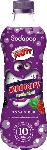 SODAPOP FRITT Sirup Wildberry 500ml für 10 Liter in lila von SODAPOP
