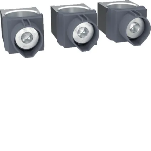 Hager HYW001H Klemmen x630/P630 Cu/Al 3-polig von Hager Klemmen Phasen-Anschlussverbreiterungen