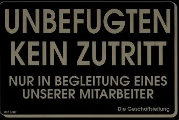 Produktbild Hinweisschild