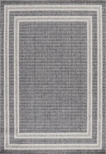 Teppium Outdoor Teppich Wetterfest Innen & Außenbereich Modern Design Küchenteppich Balkon Terrassen Flachgewebe Wetterfest, Grösse: 60x100 cm