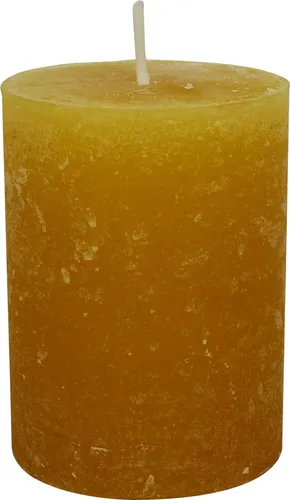 House of Rustic Kerze 9 cm honig in gelb von House of Rustic