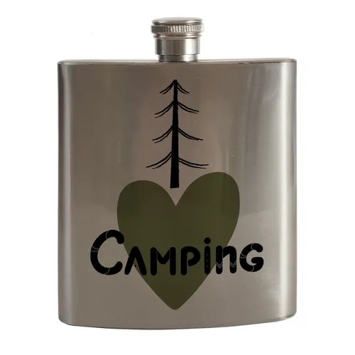 I love Camping Flachmann von speecheese