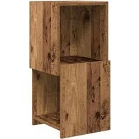 vidaXL Eckschrank Altholz 30,5x30x65cm – Moderner Stauraum für Ihr Wohnzimmer - Stylischer Eckschrank aus robustem Holzwerkstoff, ideal für platzsparende Lösungen. Perfekt für Bücher und Deko, bringt frischen Wind in Ihr Zuhause.
