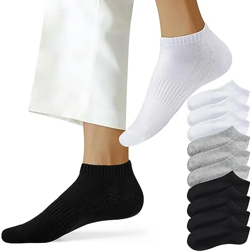 NUOZA Sneaker Socken Herren 43-46 Sommer Sportsocken Herren 43-46 Kurz