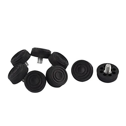 sourcing map 8 Stücke Verstellbare Möbelfüße Stellfuß Möbel Tisch Sofa regelbar Hebel Gewinde Glide Fuß 30 x M8 x 10