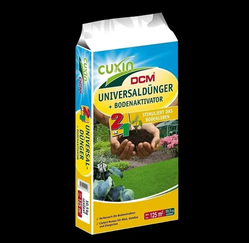 CUXIN DCM Universal + Bodenaktivator 10,5 kg - Effektiver Bodenaktivator für gesunde Pflanzen. Ideal für den Einsatz im Garten, unterstützt die Bodenqualität und fördert das Wachstum.