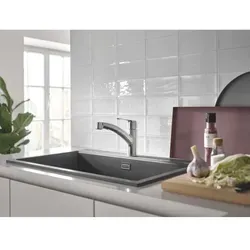 GROHE QuickFix Start Küchenarmatur - herausziehbare Dual Spülbrause - Armaturen mit schneller Montage und vielseitiger herausziehbarer Dual-Brause für eine praktische und moderne Küchengestaltung.