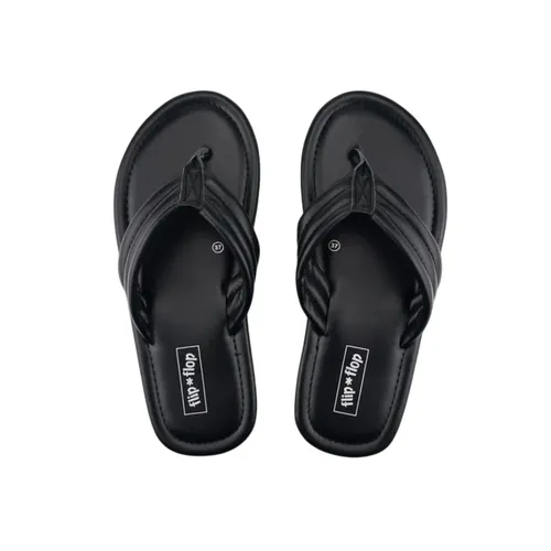 Produktbild Damen Flip Flop Fauna Flip schwarz aus leichtem Ökoleder 38