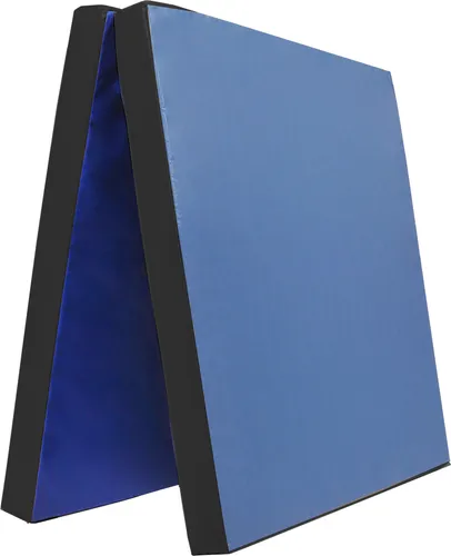 Grevinga® klappbare Leichtturnmatte | VB 80 | 200 x 100 x 6 cm | BLAU-SCHWARZ