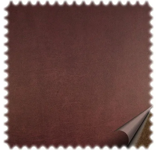 Heiro Stoff Moderner Lederfaserstoff Carrera Weinrot, Meterware - Breite:138 cm