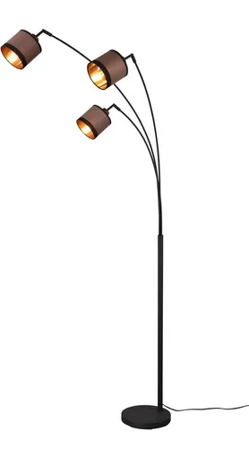 Reality Leuchten Stehlampe DAVOS 3-flammig - Elegante Stehleuchte mit 3 E14 Fassungen, individuell einstellbare Lichtfarbe von warmweiß bis kaltweiß, ideal für stimmungsvolle Beleuchtung im Wohnzimmer.