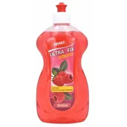 Reinex Ultra-Fix Spülmittel, Citrus 395 , 500 ml - Flasche, Himbeere