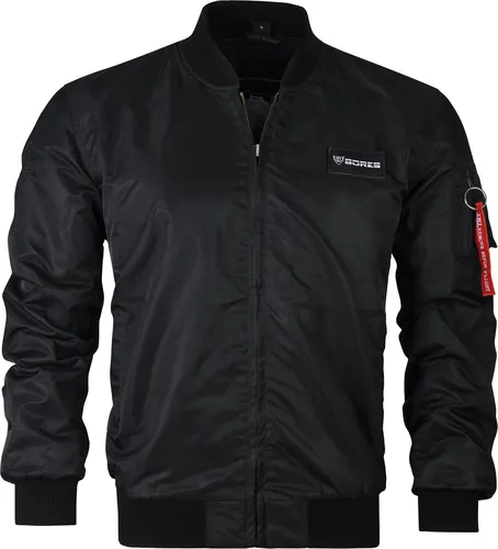 Produktbild Bores Bomber Motorradjacke schwarz 4XL