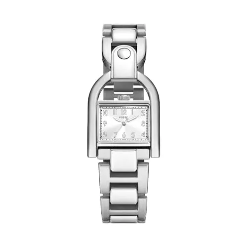 Fossil Damenuhr Harwell ES5326 - Elegante 3-Zeiger Quarzuhr - Armbanduhren für Damen, stilvolles Design mit 28-mm-Edelstahlgehäuse und wasserdicht bis 30 m, perfekt für jeden Anlass.