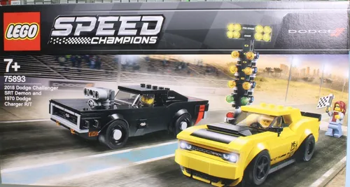 LEGO 75893 Speed Champions: Dodge Challenger & Dodge Charger - LEGO Komplette Sets & Packs, 478 Teile für rasante Rennaction, ideal für Kinder ab 7 Jahren und Autofans!
