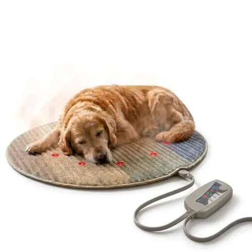 Healymat Magnetfeldmatte für Hunde und Katzen – Effektive Magnetfelddecke zur Unterstützung der Pflege - Premium Magnetfeldmatte mit 14 Automatikprogrammen für eine ganzheitliche Anwendung. Robuste und hygienische Oberfläche, ideal für den täglichen Einsatz im Hundebett.
