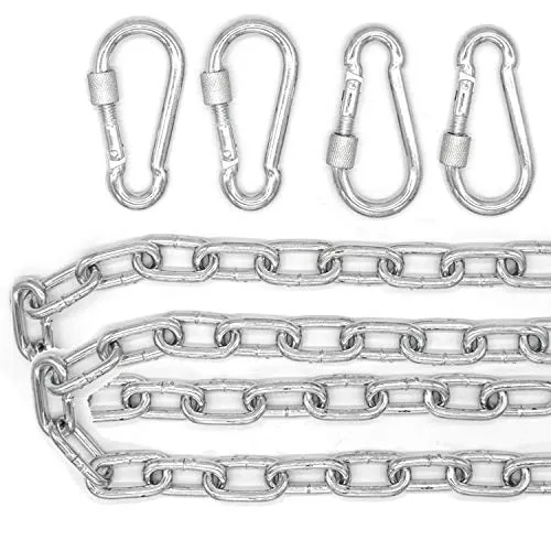 AMANKA 2X 230kg Hängesessel Kette - 100cm Aufhängung - 4 Karabiner - Schaukel Hängematte Boxsack