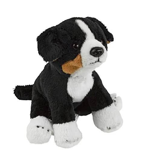 Teddys Rothenburg Berner Sennenhund klein sitzend 14 cm Kuscheltier Hunde Berna Sennenhund Plüschtiere