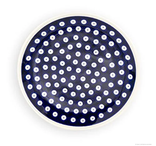 Bunzlauer keramik Teller Ø19,5 cm – flacher Frühstücksteller, Essteller, Speiseteller, Kuchenteller (Dekor 42)