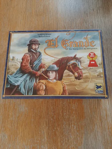 El Grande Spiel des Jahres 1996 - Gesellschaftsspiel für 2-6 Spieler, ausgezeichnet mit dem Spiel des Jahres 1996, bietet strategischen Spielspaß und ist eine seltene Rarität für Sammler.
