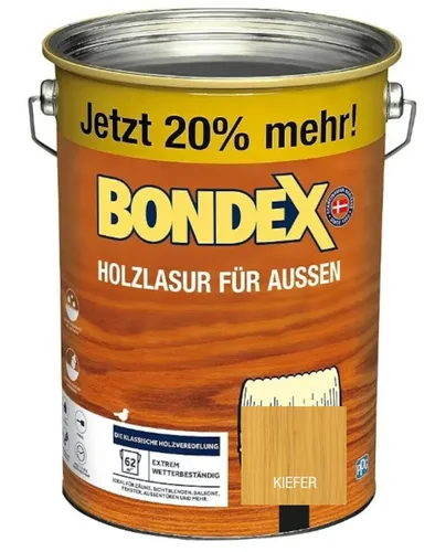 Bondex Holzlasur für Außen 4,8 L Kiefer