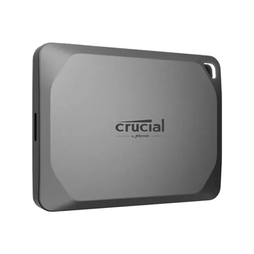 CRUCIAL X9 Pro Portable SSD - 1 TB externe Festplatte, IP55 staub- und spritzwassergeschützt, ideal für Sicherheit unterwegs